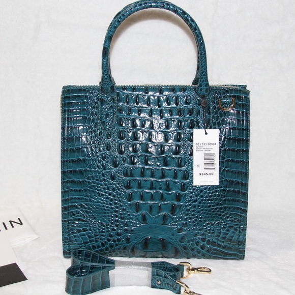 NWT Brahmin Large Caroline Juniper Melbourne Leather Purse - Picture 3 of 6